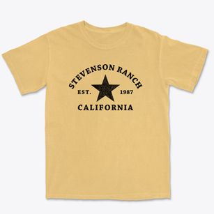 Stevenson Ranch California Star Premium Heavyweight T-shirt