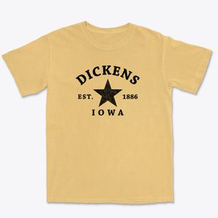 Dickens Iowa Star Premium Heavyweight T-shirt