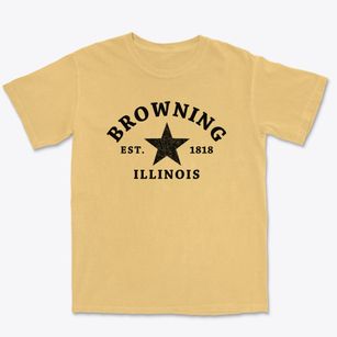 Browning Illinois Star Premium Heavyweight T-shirt