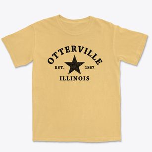 Otterville Illinois Star Premium Heavyweight T-shirt