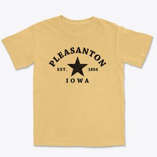 Pleasanton Iowa Star Premium Heavyweight T-shirt