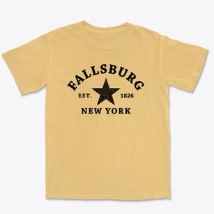 Fallsburg New York Star Premium Heavyweight T-shirt
