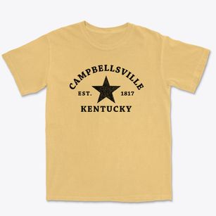 Campbellsville Kentucky Star Premium Heavyweight T-shirt