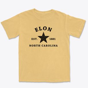 Elon North Carolina Star Premium Heavyweight T-shirt