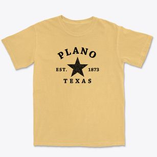 Plano Texas Star Premium Heavyweight T-shirt