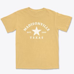 Madisonville Texas Star Premium Heavyweight T-shirt