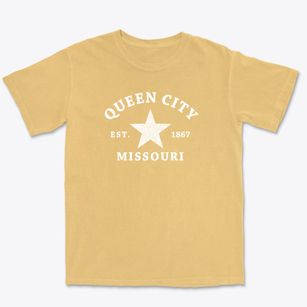 Queen City Missouri Star Premium Heavyweight T-shirt