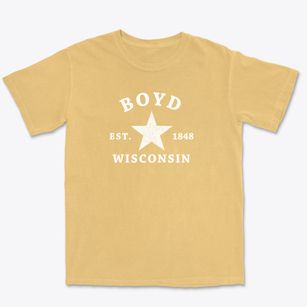 Boyd Wisconsin Star Premium Heavyweight T-shirt
