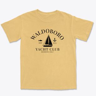 Waldoboro Maine Yacht Club Premium Heavyweight T-shirt