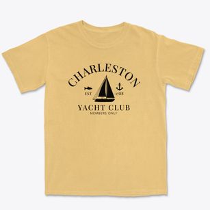 Charleston West Virginia Yacht Club Premium Heavyweight T-shirt