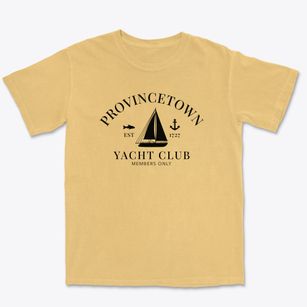 Provincetown Massachusetts Yacht Club Premium Heavyweight T-shirt