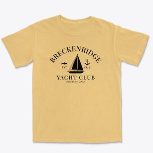 Breckenridge Michigan Yacht Club Premium Heavyweight T-shirt