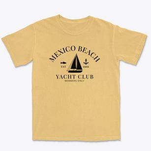 Mexico Beach Florida Yacht Club Premium Heavyweight T-shirt