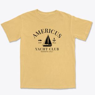 Americus Indiana Yacht Club Premium Heavyweight T-shirt