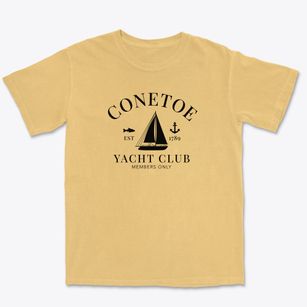 Conetoe North Carolina Yacht Club Premium Heavyweight T-shirt