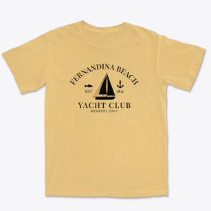 Fernandina Beach Florida Yacht Club Premium Heavyweight T-shirt