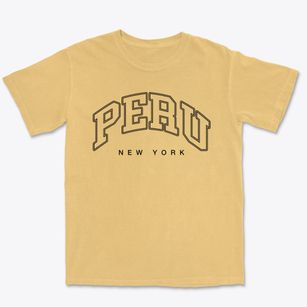 Peru New York Inline Premium Heavyweight T-shirt