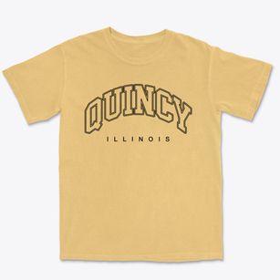 Quincy Illinois Inline Premium Heavyweight T-shirt