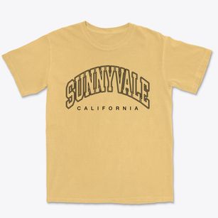 Sunnyvale California Inline Premium Heavyweight T-shirt