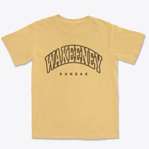 Wakeeney Kansas Inline Premium Heavyweight T-shirt