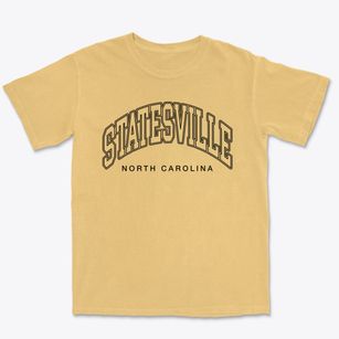 Statesville North Carolina Inline Premium Heavyweight T-shirt