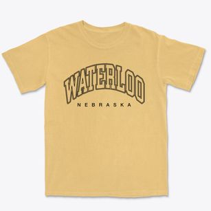 Waterloo Nebraska Inline Premium Heavyweight T-shirt