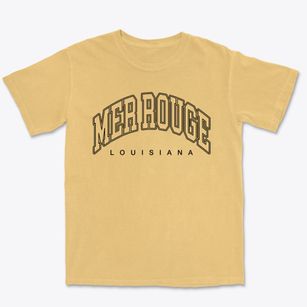 Mer Rouge Louisiana Inline Premium Heavyweight T-shirt