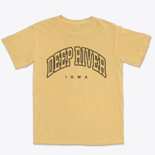 Deep River Iowa Inline Premium Heavyweight T-shirt
