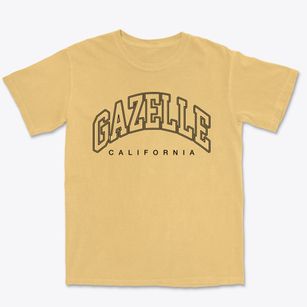 Gazelle California Inline Premium Heavyweight T-shirt