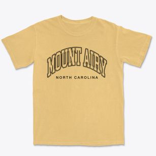 Mount Airy North Carolina Inline Premium Heavyweight T-shirt