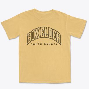 Box Elder South Dakota Inline Premium Heavyweight T-shirt