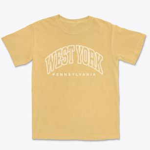 West York Pennsylvania Inline Premium Heavyweight T-shirt
