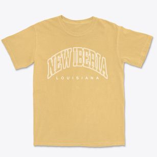 New Iberia Louisiana Inline Premium Heavyweight T-shirt