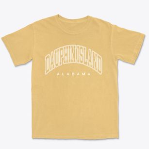Dauphin Island Alabama Inline Premium Heavyweight T-shirt