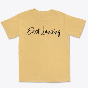 East Lansing Michigan Freestyle Premium Heavyweight T-shirt