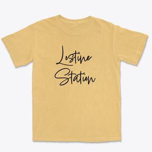 Lostine Station Oregon Freestyle Premium Heavyweight T-shirt
