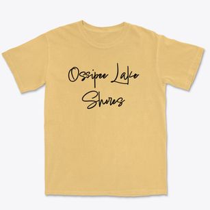 Ossipee Lake Shores New Hampshire Freestyle Premium Heavyweight T-shirt