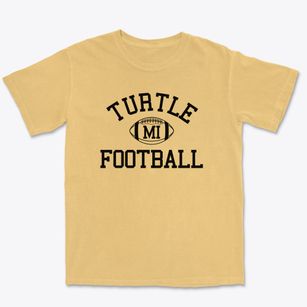 Turtle Michigan Football Premium Heavyweight T-shirt