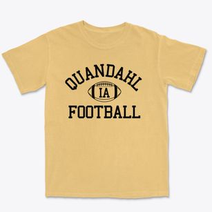 Quandahl Iowa Football Premium Heavyweight T-shirt