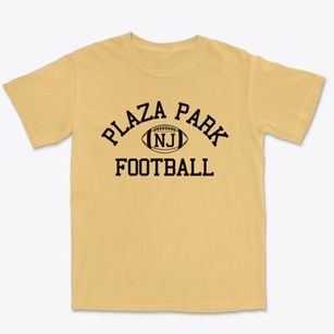 Plaza Park New Jersey Football Premium Heavyweight T-shirt
