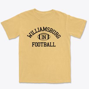 Williamsburg Indiana Football Premium Heavyweight T-shirt
