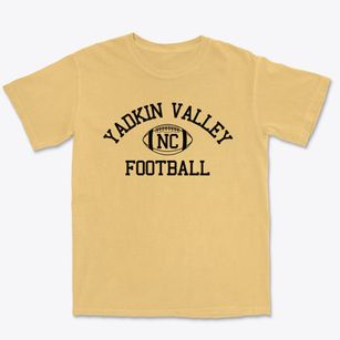Yadkin Valley North Carolina Football Premium Heavyweight T-shirt