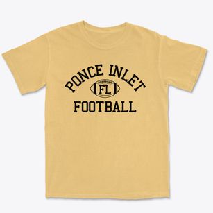 Ponce Inlet Florida Football Premium Heavyweight T-shirt