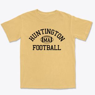 Huntington Massachusetts Football Premium Heavyweight T-shirt