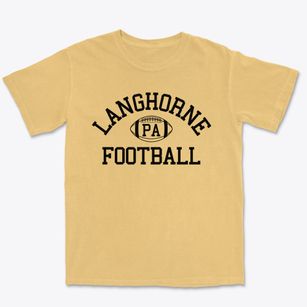 Langhorne Pennsylvania Football Premium Heavyweight T-shirt
