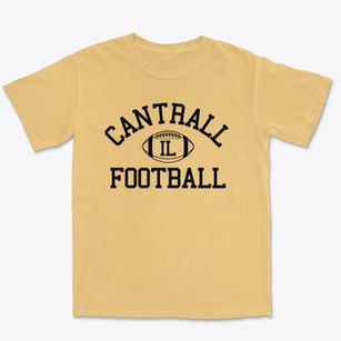 Cantrall Illinois Football Premium Heavyweight T-shirt