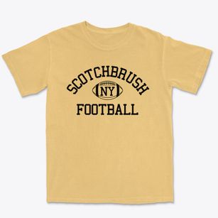 Scotchbrush New York Football Premium Heavyweight T-shirt