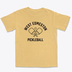 West Edmeston New York Pickleball Premium Heavyweight T-shirt