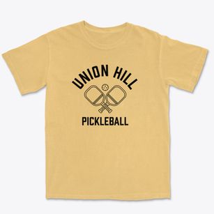 Union Hill New Mexico Pickleball Premium Heavyweight T-shirt