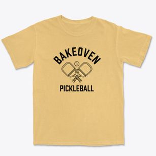 Bakeoven Oregon Pickleball Premium Heavyweight T-shirt